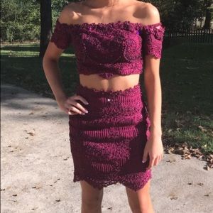 La Femme 2 piece worn once